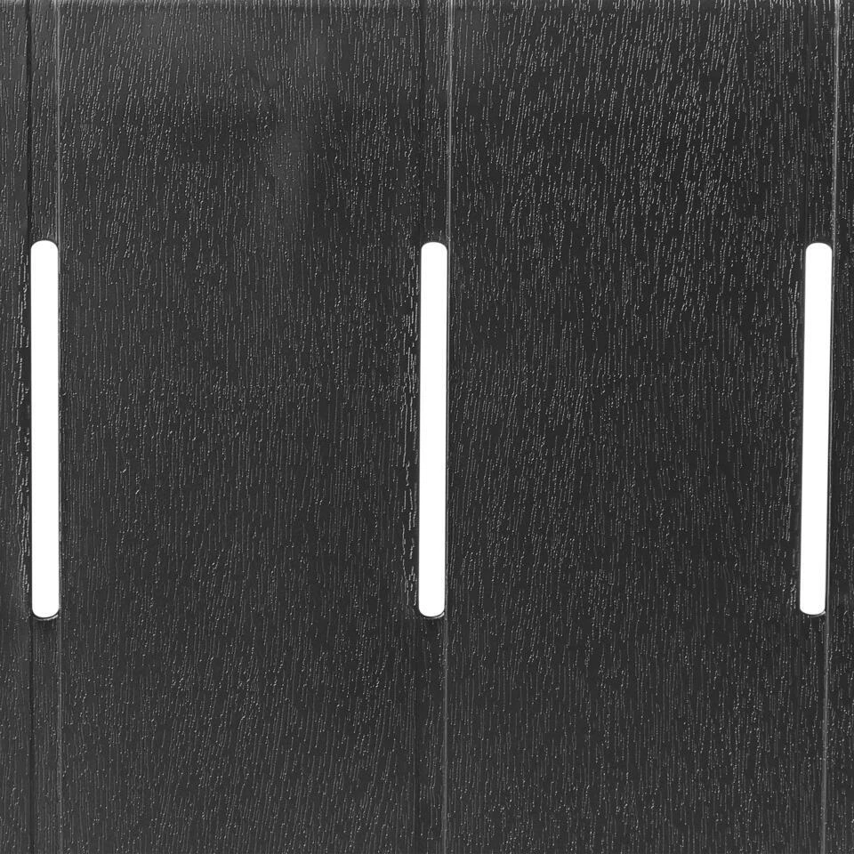 BARTICA - Tuintafel - Zwart - 154 X 84 Cm - Synthetisch Materiaal 8 BARTICA - Tuintafel - Zwart - 154 X 84 Cm - Synthetisch Materiaal - Afbeelding 8