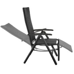 Tectake Wicker Tuinstoel Opklapbaar Met Aluminium Frame En Voetsteun, Zwart 11 Tectake Wicker Tuinstoel Opklapbaar Met Aluminium Frame En Voetsteun, Zwart -Beliani Winkel 4b4182a3d46b413090db52056fc8330a