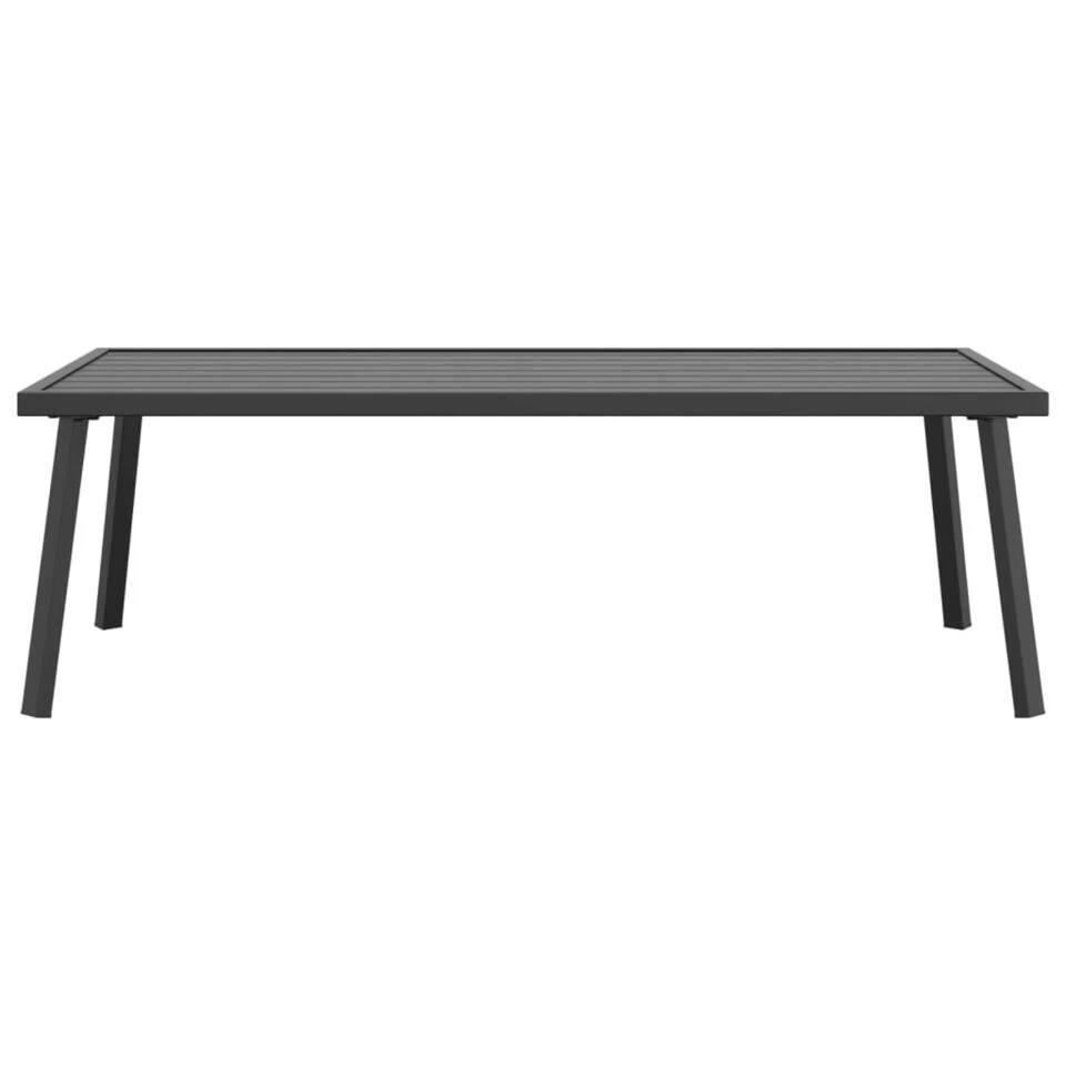 VidaXL - Tuintafel - Antraciet - Staal - 110x55x35 Cm 3 VidaXL - Tuintafel - Antraciet - Staal - 110x55x35 Cm - Afbeelding 3