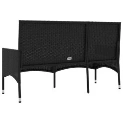 VidaXL - Tuinbank 3-zits - Zwart - Poly Rattan - Met Kussens 14 VidaXL - Tuinbank 3-zits - Zwart - Poly Rattan - Met Kussens -Beliani Winkel 4c61ded2249445d7b5ab54b5171ded06