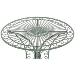 CLP Bijzettafel Tuin Hari Metaal - Antiek/groen 10 CLP Bijzettafel Tuin Hari Metaal - Antiek/groen -Beliani Winkel 4c7a0f54df004cb8849286899deea51a