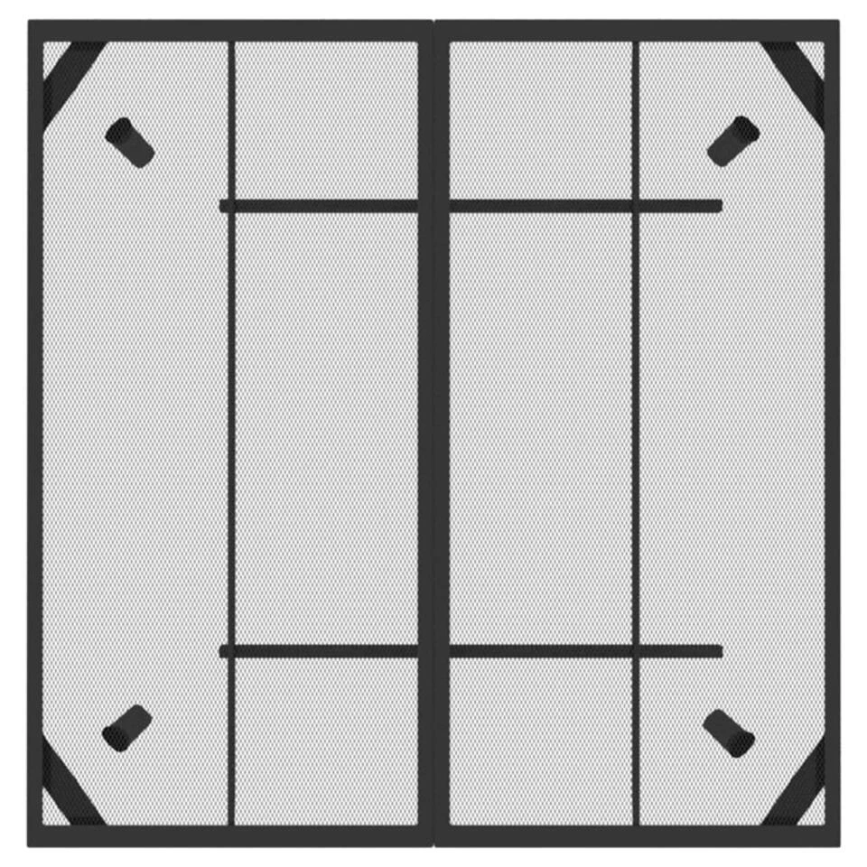 VidaXL - Tuintafel - Antracietkleurig - Staalgaas - 100 X 100 X 72 Cm 4 VidaXL - Tuintafel - Antracietkleurig - Staalgaas - 100 X 100 X 72 Cm - Afbeelding 4