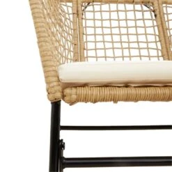 VidaXL - Tuinstoelen - Kussens - Bruin - Poly Rattan - 2 Stuks -Beliani Winkel 4d38fff2acd243bb84ccae5470121034