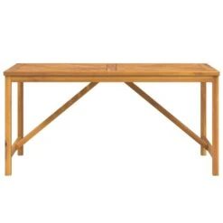 VidaXL - Tuintafel - Bruin - Massief Acaciahout - 150 X 90 X 74 Cm -Beliani Winkel 4eaeec1d38814d8a966ee56fed8936b4
