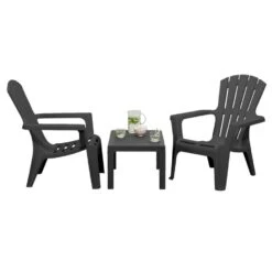 Loungestoel Maryland - Antraciet -Beliani Winkel 50101037 3191