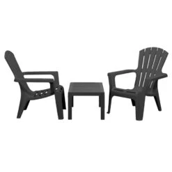 Loungestoel Maryland - Antraciet -Beliani Winkel 50101037 3211