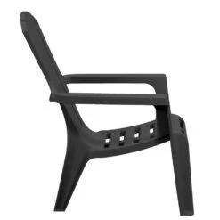 Loungestoel Maryland - Antraciet -Beliani Winkel 50101037 8000