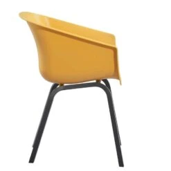 Hartman Kuipstoel Amalia - Geel - Aluminium Onderstel -Beliani Winkel 50101120 8000