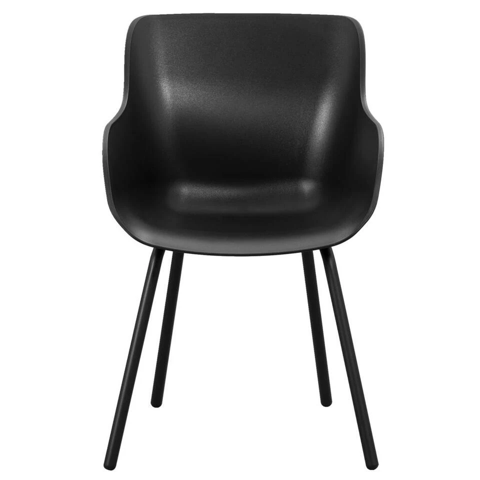 Hartman Kuipstoel Amaya - Kunststof Aluminium Zwart 2 Hartman Kuipstoel Amaya - Kunststof Aluminium Zwart - Afbeelding 2