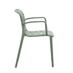 Stapelstoel Nice - Kunststof/lichtgroen -Beliani Winkel 50101147 8000