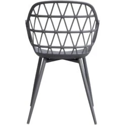 Terrasstoel Frejus - Kunststof/antraciet 7 Terrasstoel Frejus - Kunststof/antraciet -Beliani Winkel 50102143 0900