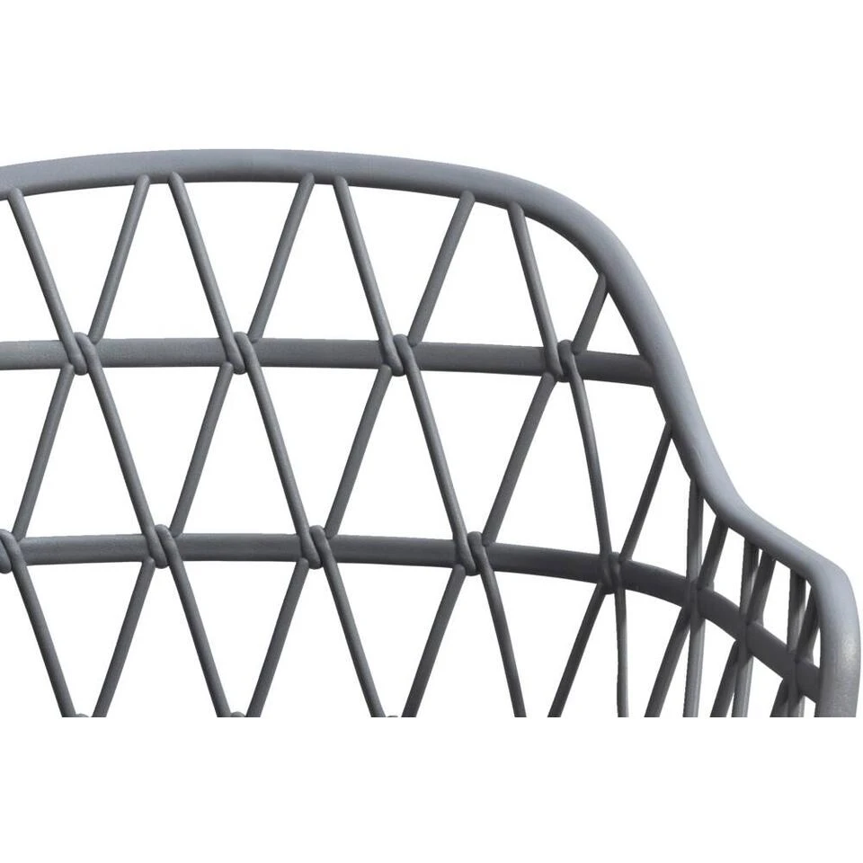 Terrasstoel Frejus - Kunststof/antraciet 5 Terrasstoel Frejus - Kunststof/antraciet - Afbeelding 5