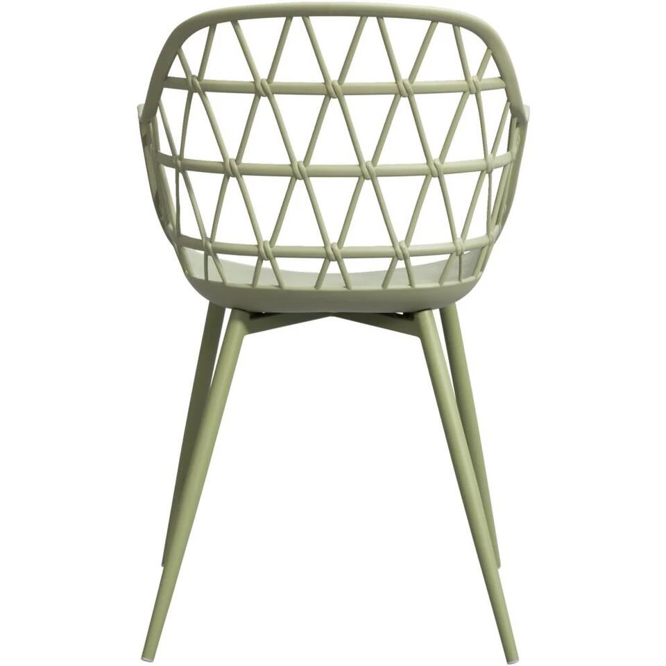Terrasstoel Frejus - Kunststof/groen 3 Terrasstoel Frejus - Kunststof/groen - Afbeelding 3