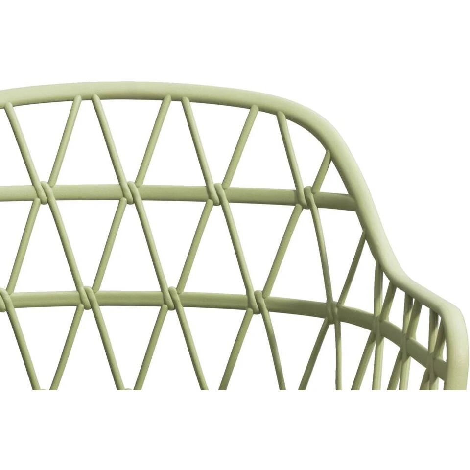 Terrasstoel Frejus - Kunststof/groen 5 Terrasstoel Frejus - Kunststof/groen - Afbeelding 5