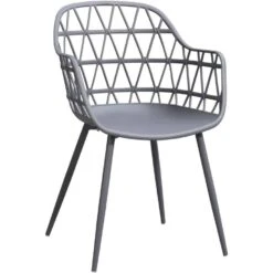 Terrasstoel Frejus - Kunststof/antraciet