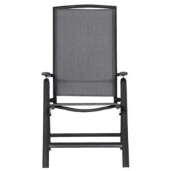 Terrasstoel Cannes 7-standen - Mat Grijs -Beliani Winkel 50105025 0100