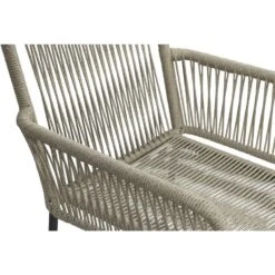 Terrasstoel Gerona - Naturel/antraciet -Beliani Winkel 50105247 9000