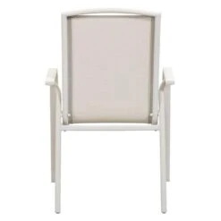 Stapelstoel Cannes - Zand - 93x66x58 Cm 7 Stapelstoel Cannes - Zand - 93x66x58 Cm -Beliani Winkel 50105268 0900