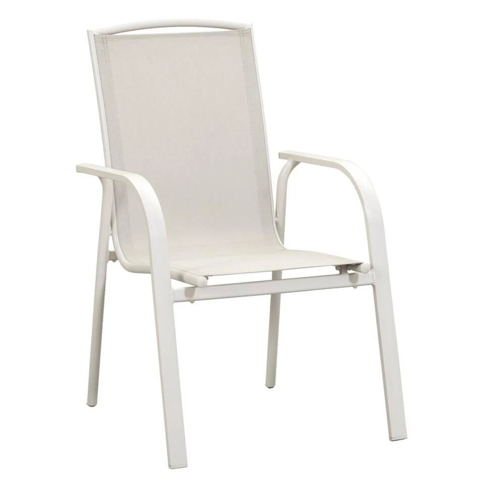 Stapelstoel Cannes - Zand - 93x66x58 Cm 1 Stapelstoel Cannes - Zand - 93x66x58 Cm