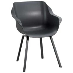 Hartman Tuinstoel Sophie – Antraciet -Beliani Winkel 50105496 0300