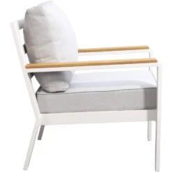 Loungefauteuil Biarritz - Zand/naturel 11 Loungefauteuil Biarritz - Zand/naturel -Beliani Winkel 50105525 8000