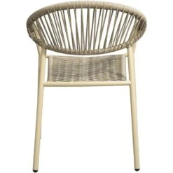 Terrasstoel Palamos - Naturel/zand -Beliani Winkel 50105611 0900