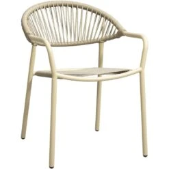 Terrasstoel Palamos - Naturel/zand