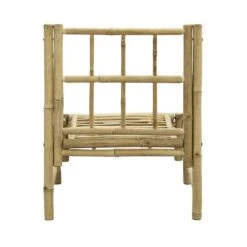 Loungestoel Tarifa Bamboe - Naturel - 82x66x75 Cm -Beliani Winkel 50109005 0900