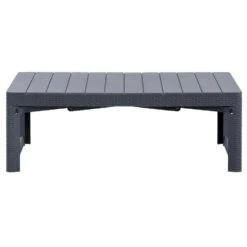 Keter Allibert Verstelbare Tafel Lyon - Grijs - 116x71,5x40/66 Cm -Beliani Winkel 50151012 0281