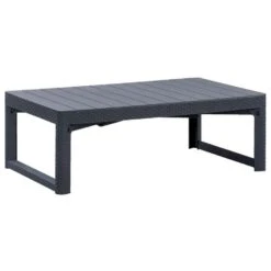 Keter Allibert Verstelbare Tafel Lyon - Grijs - 116x71,5x40/66 Cm -Beliani Winkel 50151012 0302