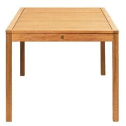 Le Sud Dining Loungetafel Orleàns - Naturel - 140x65x80 Cm -Beliani Winkel 50153032 0280