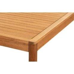 Le Sud Dining Loungetafel Orleàns - Naturel - 140x65x80 Cm -Beliani Winkel 50153032 9000