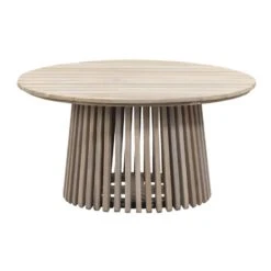 Bijzettafel Saône - Acacia/greywash - 35xØ70 Cm