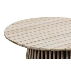 Bijzettafel Saône - Acacia/greywash - 35xØ70 Cm -Beliani Winkel 50153058 9000