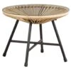 Le Sud Bijzettafel Monte Carlo - Naturel - Ø50x38 Cm