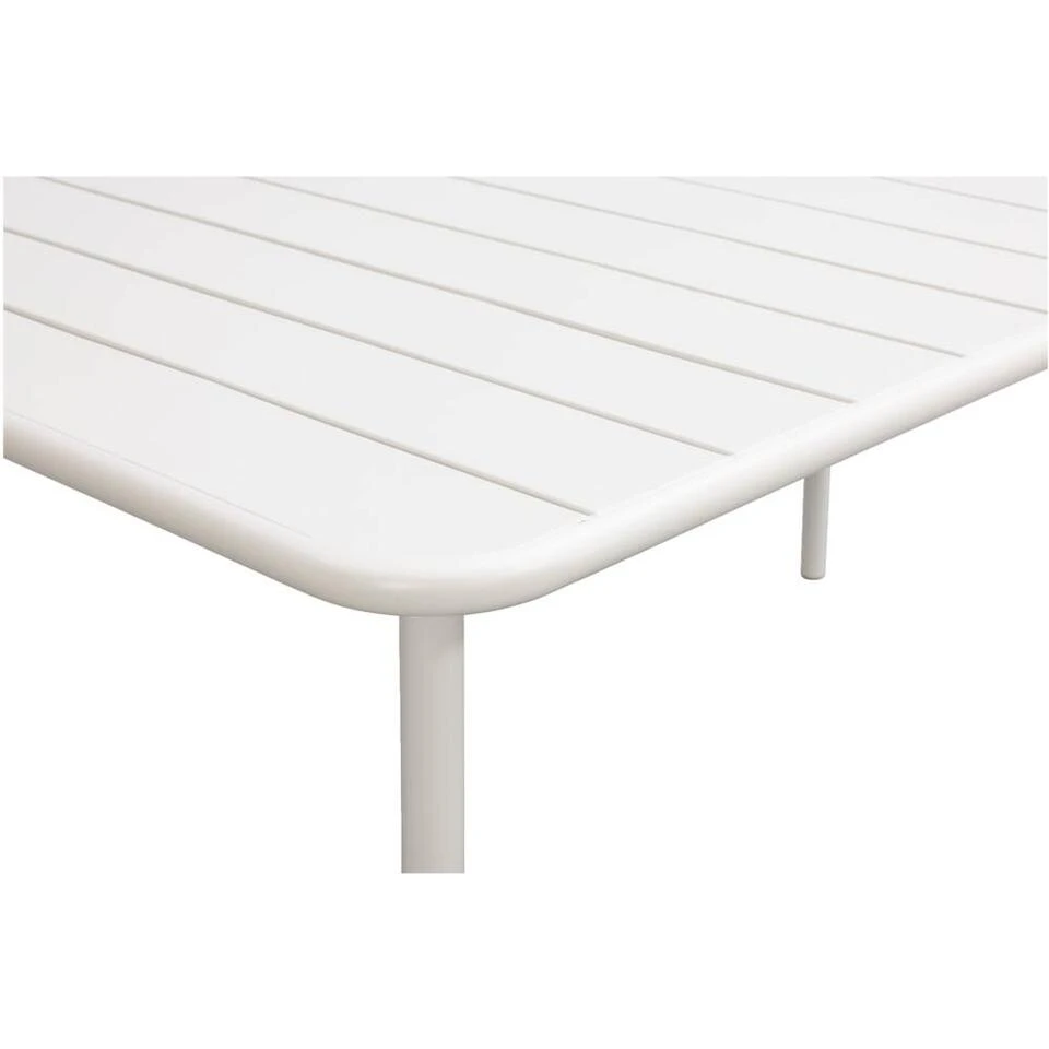Tuintafel Vence - Metaal Zand - 75x150x90 Cm 3 Tuintafel Vence - Metaal Zand - 75x150x90 Cm - Afbeelding 3