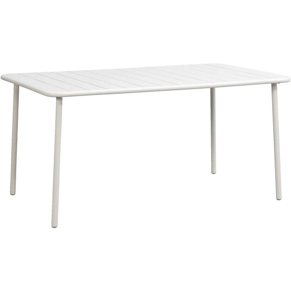 Tuintafel Vence - Metaal Zand - 75x150x90 Cm 1 Tuintafel Vence - Metaal Zand - 75x150x90 Cm