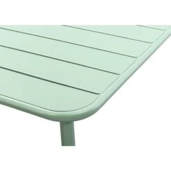 Tuintafel Vence - Metaal Lichtgroen - 72x150x90 Cm -Beliani Winkel 50155185 9000