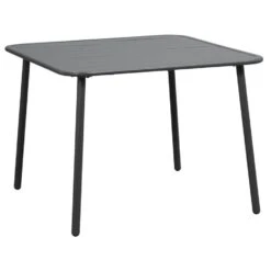 Lounge Dinging Tafel Paris - Aluminium - 66x90x90 Cm