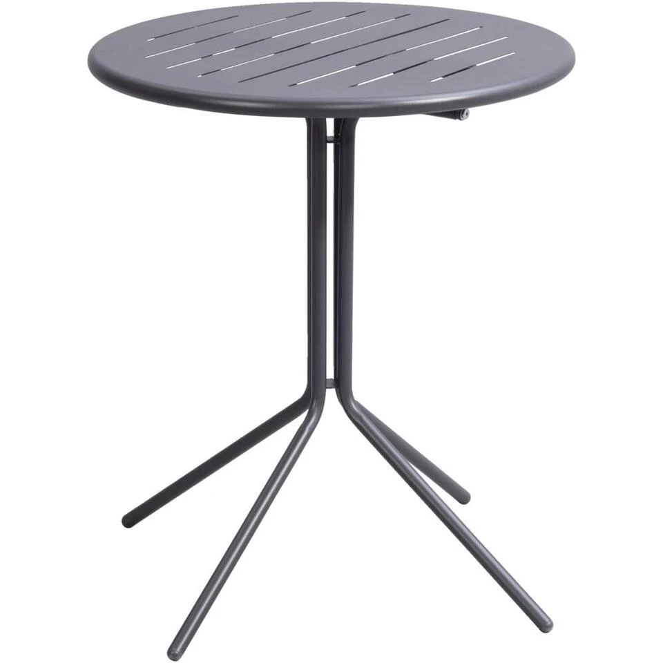 Bistrotafel Vence - Antraciet - 70xØ60 Cm 1 Bistrotafel Vence - Antraciet - 70xØ60 Cm