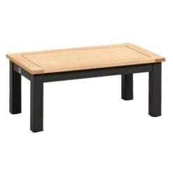 Le Sud Bijzettafel Ardeche - Naturel/zwart - 72x40x30 Cm