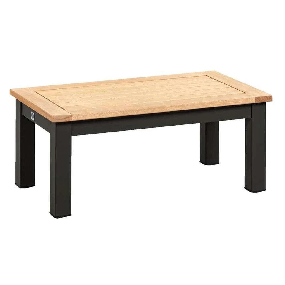 Le Sud Bijzettafel Ardeche - Naturel/zwart - 72x40x30 Cm 1 Le Sud Bijzettafel Ardeche - Naturel/zwart - 72x40x30 Cm