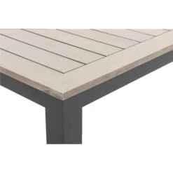 Tuintafel Tarn - Aluminium/eucalyptus Antraciet - 75x170x95 Cm 6 Tuintafel Tarn - Aluminium/eucalyptus Antraciet - 75x170x95 Cm -Beliani Winkel 50156093 9000