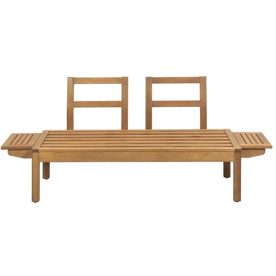 Tuinbank Orleàns - Naturel - 66x157x66 Cm 2 Tuinbank Orleàns - Naturel - 66x157x66 Cm - Afbeelding 2