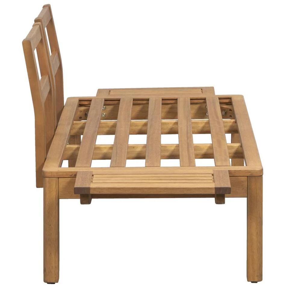 Tuinbank Orleàns - Naturel - 66x157x66 Cm 3 Tuinbank Orleàns - Naturel - 66x157x66 Cm - Afbeelding 3