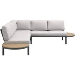 Loungebank Soulac - Antraciet - 81x243x71,5 Cm -Beliani Winkel 50205034 8000