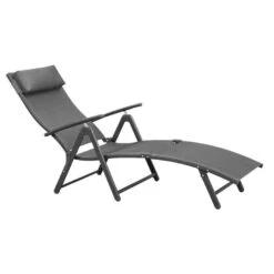 Ligbed Arles - Antraciet - 63,5x187x97,7 Cm 9 Ligbed Arles - Antraciet - 63,5x187x97,7 Cm -Beliani Winkel 50255027 3010