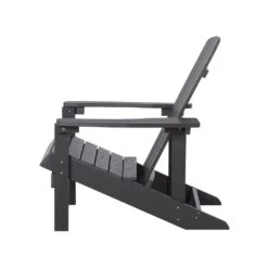 ADIRONDACK - Tuinstoel Met Voetenbank - Grijs - Kunsthout -Beliani Winkel 50c0a757bf9a481eae890df1e4ff0731