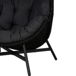 Lisomme Ayla Rattan Tuin Loungestoel Zwart - Met Zitkussens 10 Lisomme Ayla Rattan Tuin Loungestoel Zwart - Met Zitkussens -Beliani Winkel 51191b48b445445990cb858aba56edae