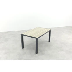VDG Nola Tuintafel 160x90 Cm. - Antraciet/Houtlook 12 VDG Nola Tuintafel 160x90 Cm. - Antraciet/Houtlook -Beliani Winkel 5174412722374eb8924a4e8e0396dfea